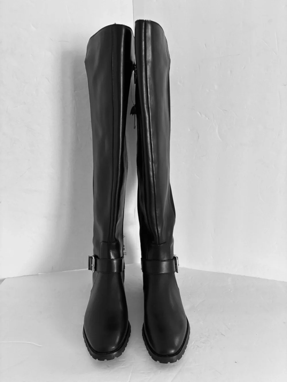 BLONDO $229 Leather Society Waterproof Tall Riding Boots W/Buckle Size 5.5 NEW - Picture 10 of 13